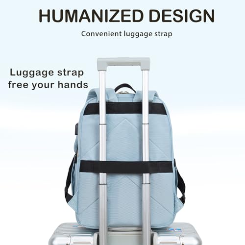 Image of VANKEAN 15.6 Inch Laptop Backpack for Women Work Laptop Bag Stylish with USB Port