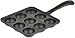 JapanBargain 1793 Takoyaki Pan 12 Molds cast iron