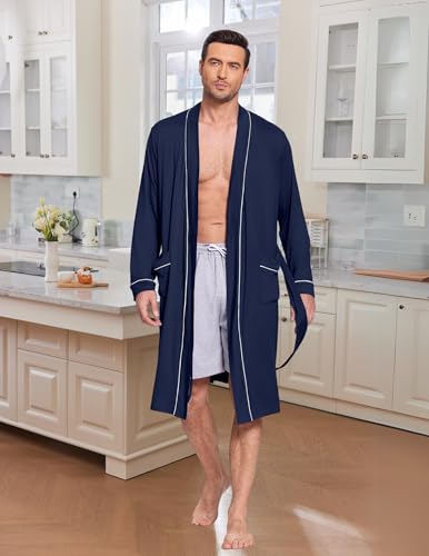 Bata de baño ligera para hombre el regalo perfecto para el descanso 5