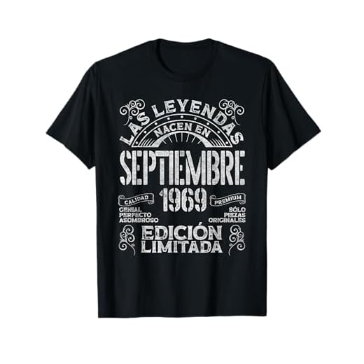 Las Leyendas Nacen En Septiembre 1969 53 años Cumpleaños Camiseta