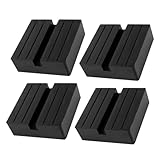 MILISTEN 4stücke Gummiblock für Wagenheber Gummiauflage Kompatible Wagenheberauflage...