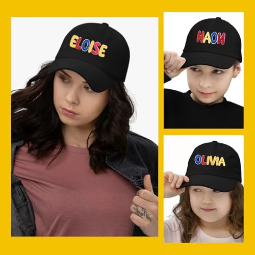 Custom Toddler Hat, Personalized Name Embroidery Boys Girls Baseball Cap，Baby Gift Trucker Hat for Kids Adults4