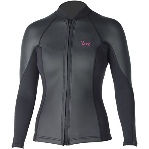 Chaqueta de neopreno XCEL para mujer AXIS Smoothskin 2/1mm con cierre frontal miniatura 1