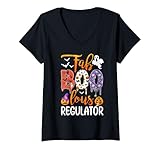 Photo Gallery donna fab boo lous regolatore boo fantasma zucca halloween maglietta con collo a v Photo Gallery donna fab boo lous regolatore boo fantasma zucca halloween maglietta con collo a v