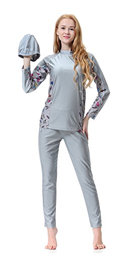 Maillot de Bain Musulman Anti-UV - Rash Guard Surf Modeste Séchage Rapide