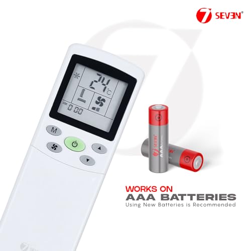 Image of 7SEVEN Compatible with Lloyd AC Remote Control ZH /TY-01 Model 162 Suitable for Split and Window 1 1.5 2 Ton Air Conditioner Remote - Match Each Keys Exactly to Replicate Genuine Remote Function