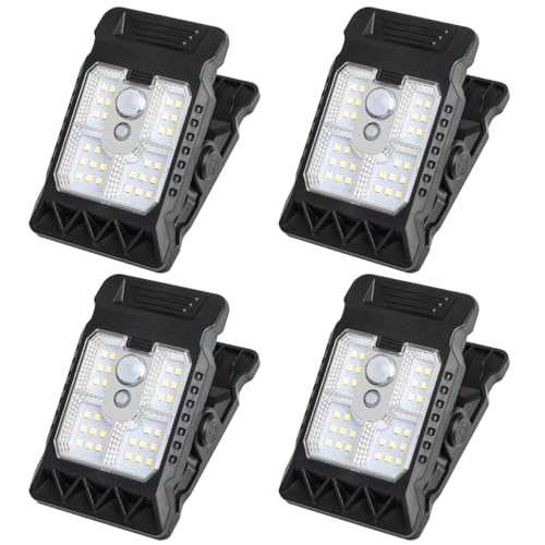 Luz de clip solar con sensor de movimiento para dar seguridad y calidez a la entrada del hogar