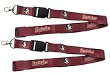Florida State Seminoles Cloth Lanyard Key Chain 2-Pack Officially Licensed Collegiate Product