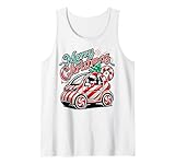Christmas Holiday EV Electric Car Dealership Business Owners Tank Top