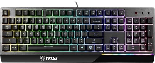 MSI VIGOR GK30 TECLADO USB QWERTY INTERNACIONAL DE EE.UU. NEGRO - Tastiera gaming