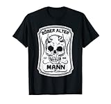 Hombre Böser Alter - Figura decorativa, diseño de calavera Camiseta