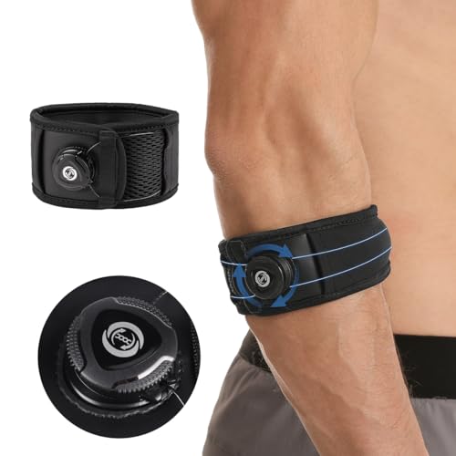 iStabo Tennis Elbow Brace for Men, Elbow Support Strap for