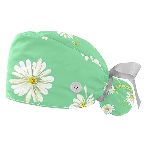 2 berretti bouffant réglables VERED avec bande anti-transpiration pour homme et femme