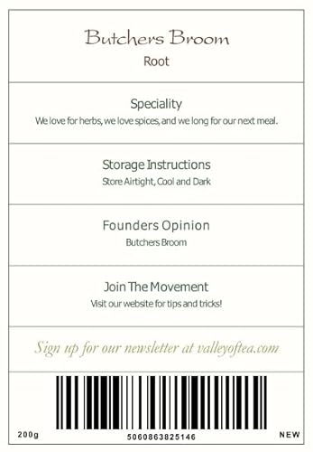 Stechender Mäusedorn Dornmyrte Wurzel Bioqualität – Ruscus Aculeatus Ruskus Getrocknet Ruscus Stechend Mausedorn Maeusedorn Maeusekorn