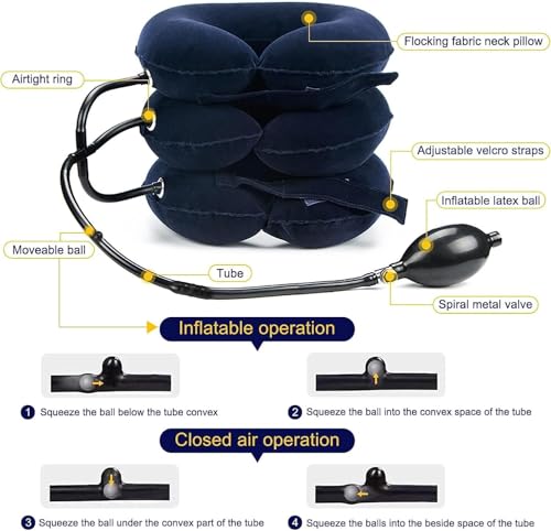 CRABCLAW Cervical Neck Traction Device for Effective Neck Pain Relief - Image 2