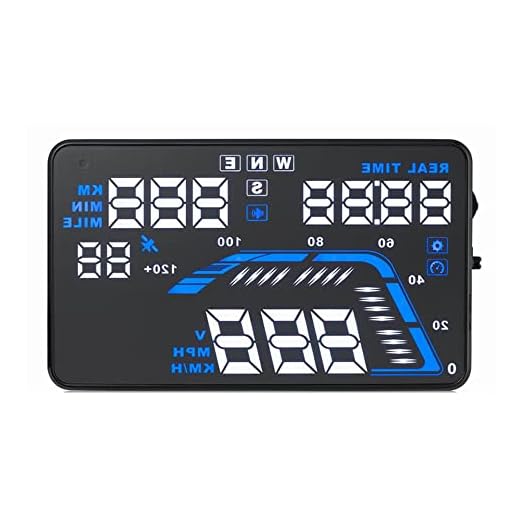 Boomboost HUD Head Up Display KMH MPH Överhastighet Varningssystem Projektor Vindruta Q7