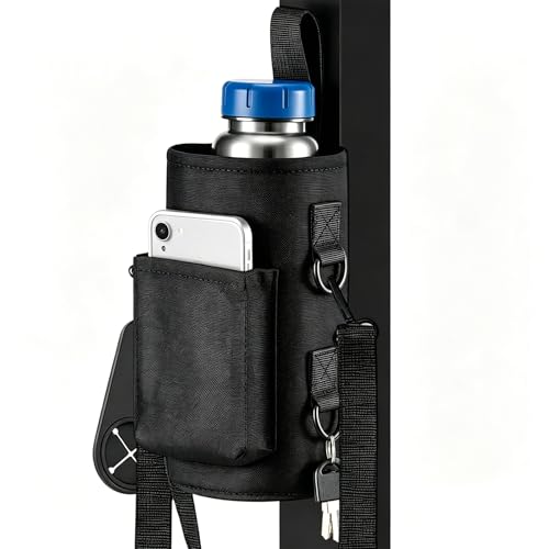 ZIJANG Sac de Sport Magnétique Noir, Fitness avec Bandoulière
