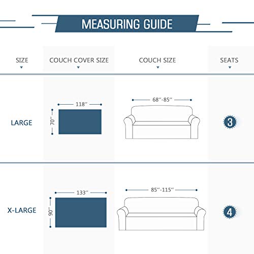 TAOCOCO Geometrical Weave Sofa Cover, Home Décor Couch Slipcovers with Tassels, Couch Covers for 3 Cushion Couch, Couch Protector, Sectional Couch Covers for Home or Workplace (90\" X133\", Dark Brown) - Thumbnail 4
