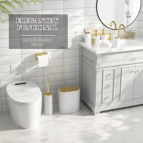 Accesorios para baño blanco 17 Imagen adicional