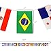 Anley Latin America 23 Countries String Flags - Assorted Latino Flag Banners for Heritage Hispanic Month International Events Conference Party Decoration Sports Bars - 32 Ft 23 Flags