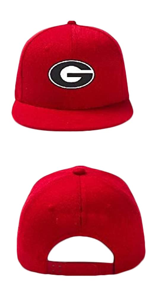 Georgia Classic Hats - Fitted Caps Snapback and Dad Hats Available (Snapback) Red