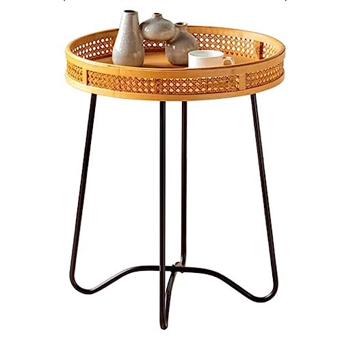 Table d'appoint ronde pour petits espaces : optimisez votre salon avec style - 2