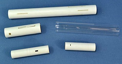 Various body tubes and clear payload section for the SkyMetra rocket