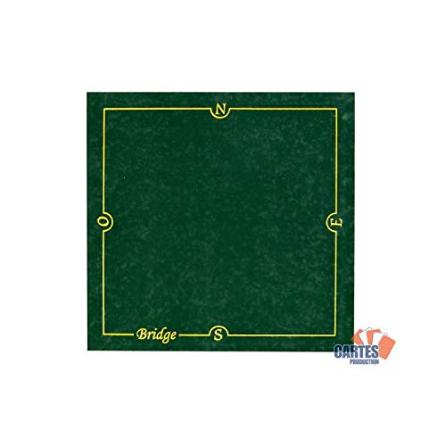 Cartes Production Tapis de Bridge en suédine - 77 x 77 cm