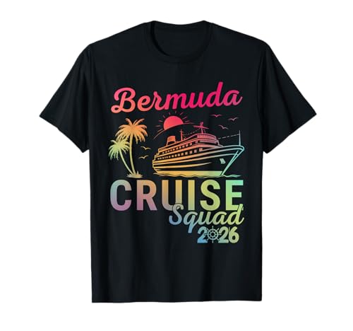 Bermuda Cruise Family 2026 Squad Vacation Matching Family T-Shirt