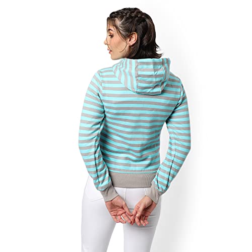 Image of PINACOLADA Women Stylish Zipper Sweatshirt Regular Fit for Casual Wear | Full Sleeves | Cotton | Sweatshirt Crafted with Comfort Fit and High Performance for Everyday Wear