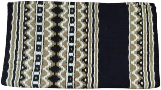HUMAYL Saddlery New Zealand Show Horse Saddle Blanket Saddle Pad/Blanket for Horses Western Design Handmade Wool Saddle Blanket Top Wool Saddle Pad Regular Size : 34" L x 36" W x 1" inches, SHOW33