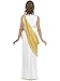 Smiffys womens Helen of Troy Costume,White & Gold,L - US Size 14-16