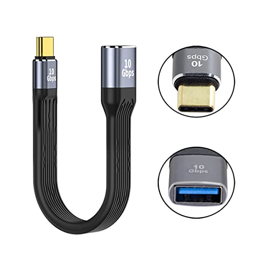 CY USB 3.1 Type C Male Host to USB3.0 Type AF OTG Flat Slim FPC Data Cable 13cm Compatible with iPhone 15 Laptop Phone - Image 4