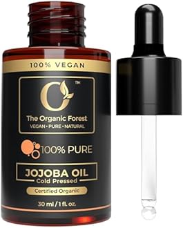 100% Plant Based Pure, Cold Pressed Jojoba Oil for Hair Growth, Gua Sha, Skin Care & Makeup Remover | Natural Moisturizing Body Oil for Dry & Wrinkle Skin | Nail Care & Scalp Nourishment