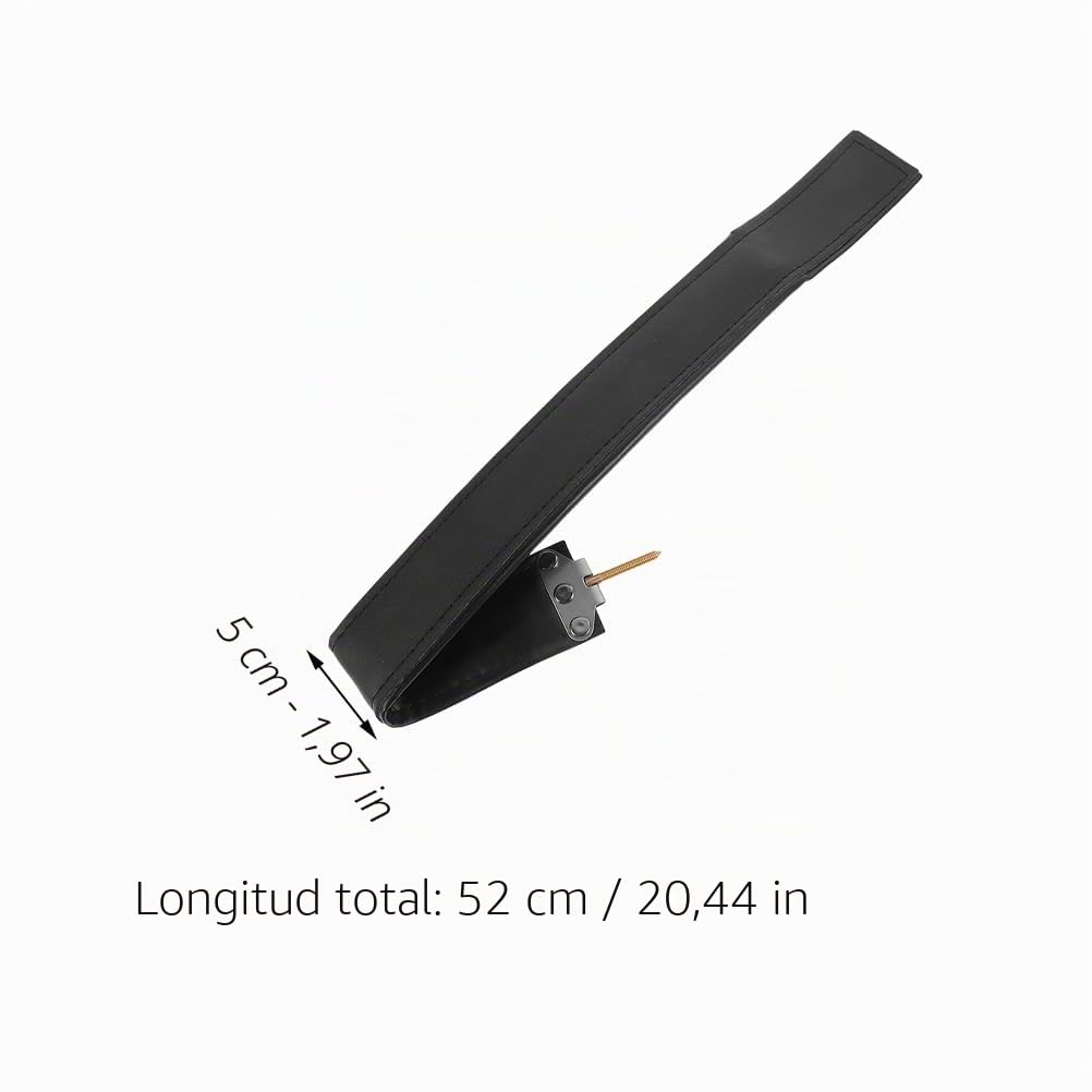 Correa De Acordeón Acordeón Bajo Acolchado Correas De Arnés De Hombro De Cuero Pu Ajustable Para Mano Izquierda Para Acordeón Bajo 80-96 Accesorio