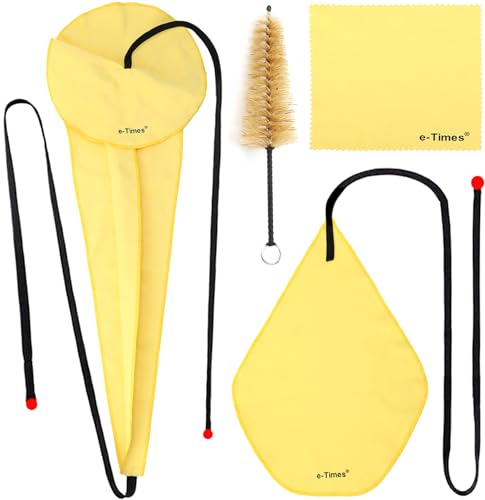 Saxophone Cleaning Cloth Kit, for Alto Tenor Soprano Sax and Other Wind & Woodwind Instruments...