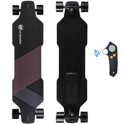 Electric Skateboard，Electric Longboard with LCD Remote Control for Beginners, 350W ...