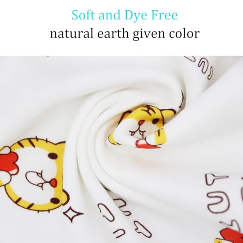Image of 100% Organic Cotton Baby Boys Girls Pajamas Set Long Sleeve Sleepwear(3M-6T)