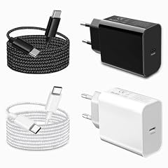 2Pack 45W Caricatore USB C con Cavo per Samsung Galaxy S24/S25 Plus/S25 Ultra/S23 FE/S22 S21 S20,Z Fold 4 5 6/Z Filp/Note 20,A56 A36 A55 A17 A15 A25 A54 5G A53 A35 Caricabatterie Ricarica Super Veloce