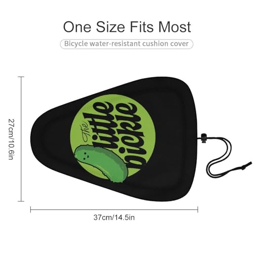 The Little Pickle Bike Seat Cushion with Drawstring Bike Seat Cover Bicycle Saddle Cover for Outdoor & Indoor