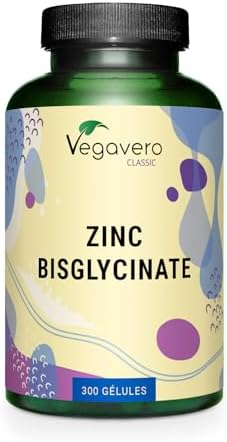 Zinc Bisglycinate | 300 Gélules | 100% Pur – Sans Additifs | Haut...