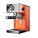 Solac CE4503 Squissita Easy Orange - Machine à expresso 1050W, 20 bars, Réservoir 1,5L, pour dosette et moulu, Système Double Cream, 2 tasses, arrêt automatique, Orange