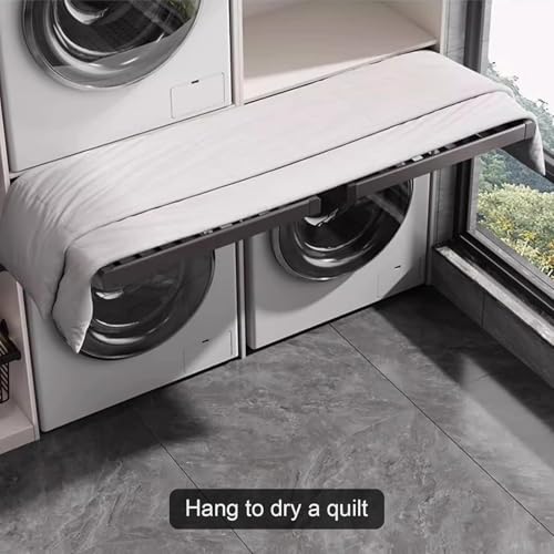 Étendoir extensible pour pantalons en alu réglable pour armoire - 4
