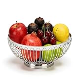 Grande capacité : vous avez le choix entre quatre tailles de ce bol à fruits : 20,3 x 10,5 x 9 cm/8 x 4,1 x 3,5 pouces, 22,3 x 11 x 9 cm/8,8 x 4,3 x 3,5 pouces, 24,3 x 11 x 10,5 cm/9,6 x 4,3 x 4,1 pouces et 26 x 11 x 11 cm/10,2 x 4,3 x 4,3 pouces. La corbeille de fruits est bien conçue pour stocker une grande quantité de fruits, collations et autres articles destinés à un usage quotidien et à des fins de fête.