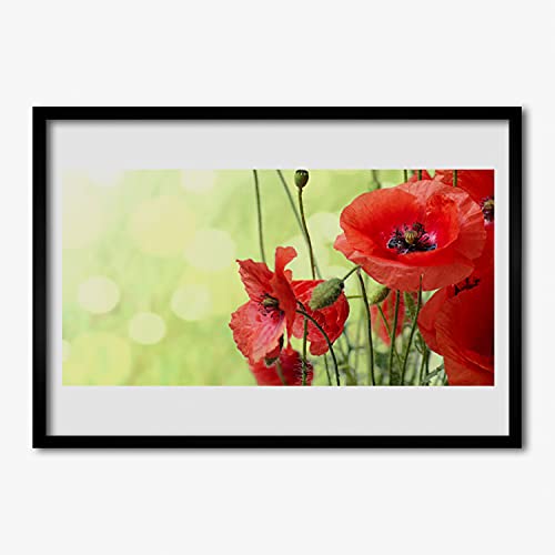 Plante nature maki flowers affiche encadrée pour habiller un grand mur