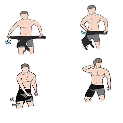 Faja compresiva ajustable para soporte de pierna color negro miniatura 4