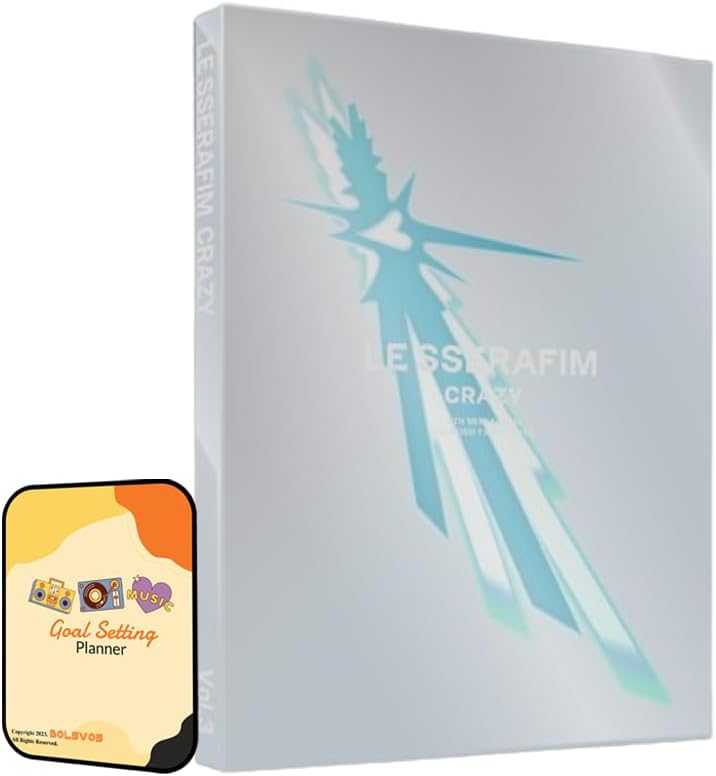 Crazy LE SSERAFIM Album [C Ver. (Standard ver.)]+Pre Order Benefits+BolsVos K-POP Inspired Freebies 4th Mini Album