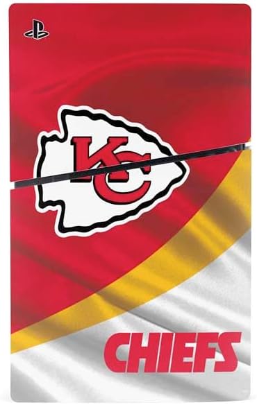 Skinit Decal Gaming Skin Compatible with PS5 Slim Digital Edition Bundle - Officially Licensed NFL Kansas City Chiefs Design