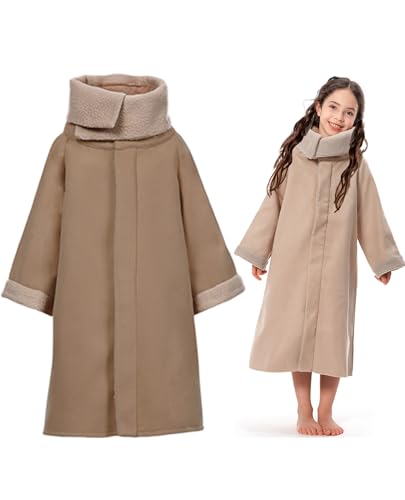 Disfraz infantil unisex con bata y abrigo de invierno