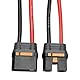 1x Paar Premium 2 Stück Antiblitz Hochstrom QS10 EC10i Goldstecker Steckverbinder Verpolsicher 180A bis 240A für KFZ PKW Boot Motorrad E-Bike E-Scooter Elektro Fahrrad Akku